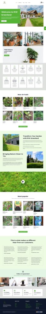 rw greenland project website screenshot